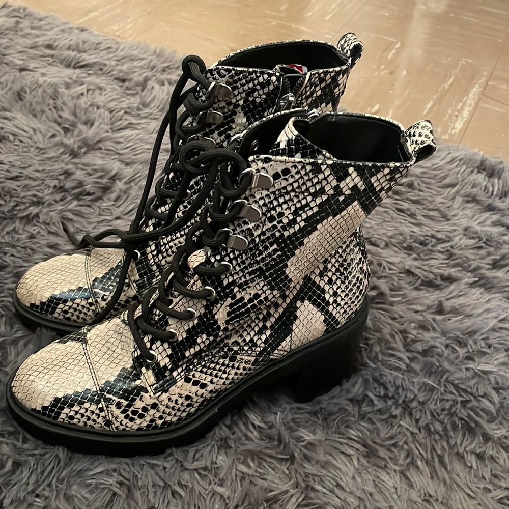 Snakeskin boots
